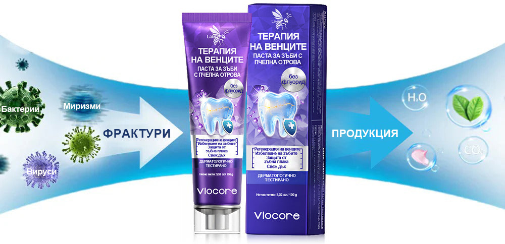 Laleia® VioCore паста за зъби с пчелна отрова за лечение на зъби 🌟🌟