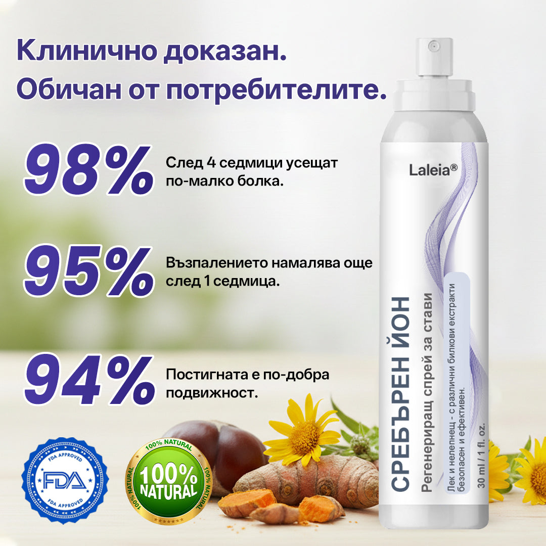 Laleia® Спрей за възстановяване на ставите с сребърни йони💕💕