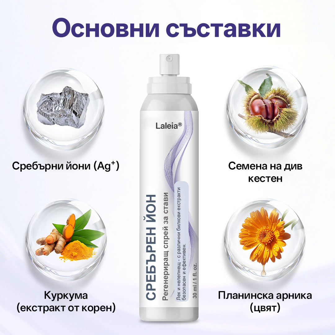 Laleia® Спрей за възстановяване на ставите с сребърни йони💕💕